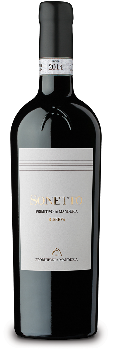 Sonetto Primitivo di Manduria DOP Riserva 2013 Ast. - Produttori di Manduria